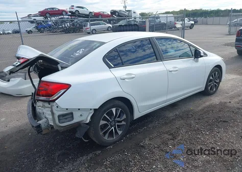2013 Honda Civic Ex-L из США, поврежденный, VIN 19XFB2F94DE201029